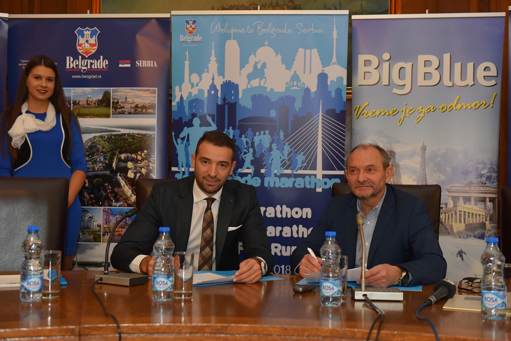 Big Blue potpisao sporazum sa Beogradskim maratonom 1 Foto Predrag Djurovic 02
