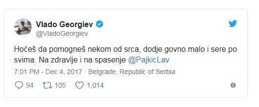 GEORGIEV "OPLEO" PO PAJKIĆU: Mali, znaš li čime se baviš, kako te nije sramota?! 2 vlado2