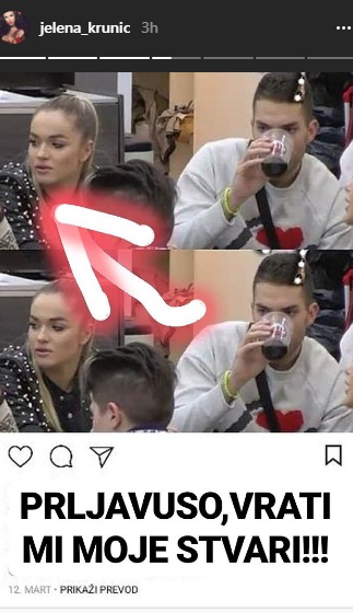 PRLJAVUŠO, VRATI MI MOJE STVARI: Jelena Krunić "oplela" po Teodori Džehverović! 1 jelena1