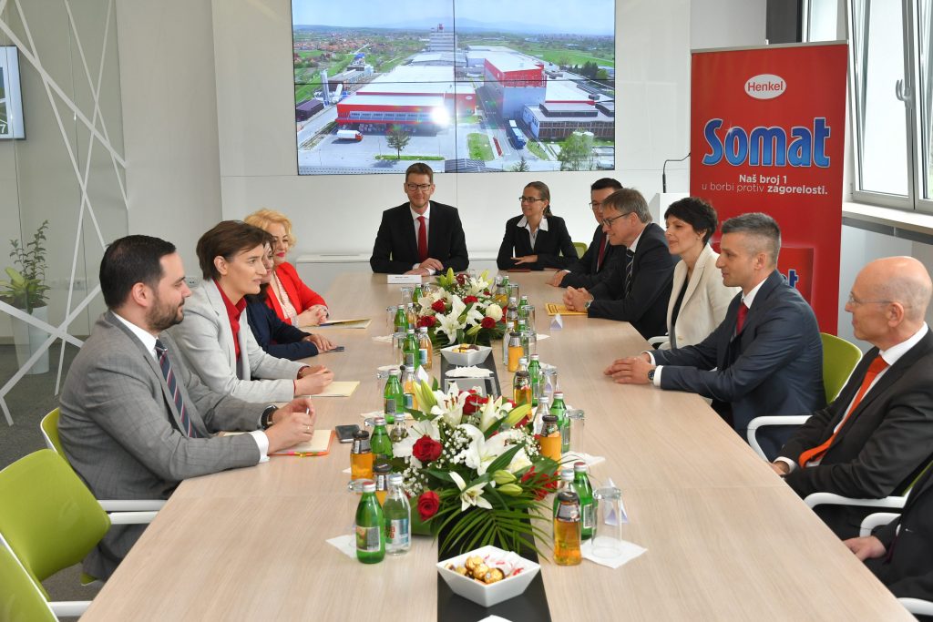 Sastanak Predsednice Vlade RS sa predstavnicima kompanije Henkel Srbija ...