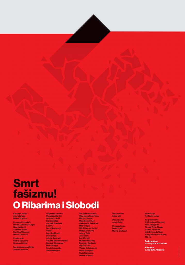 PLAKAT Smrt fašizmu dizajn Slavimir Stojanović