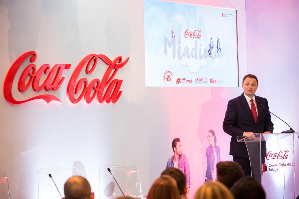 Coca-Cola sistem u Srbiji predstavio platformu „Coca-Cola mladima” 3 Aleksandar Ruzevic generalni direktor Coca Cola HBC Srbija