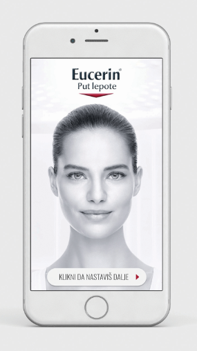 Aplikacija Eucerin put lepote