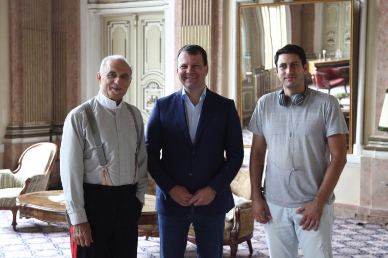 NAJSLAVNIJI DEO NAŠE ISTORIJE: Igor Mirović na snimanju filma "Kralj Petar Prvi u slavu Srbije" 1 Igor Mirovic i Lazar Ristovski 2