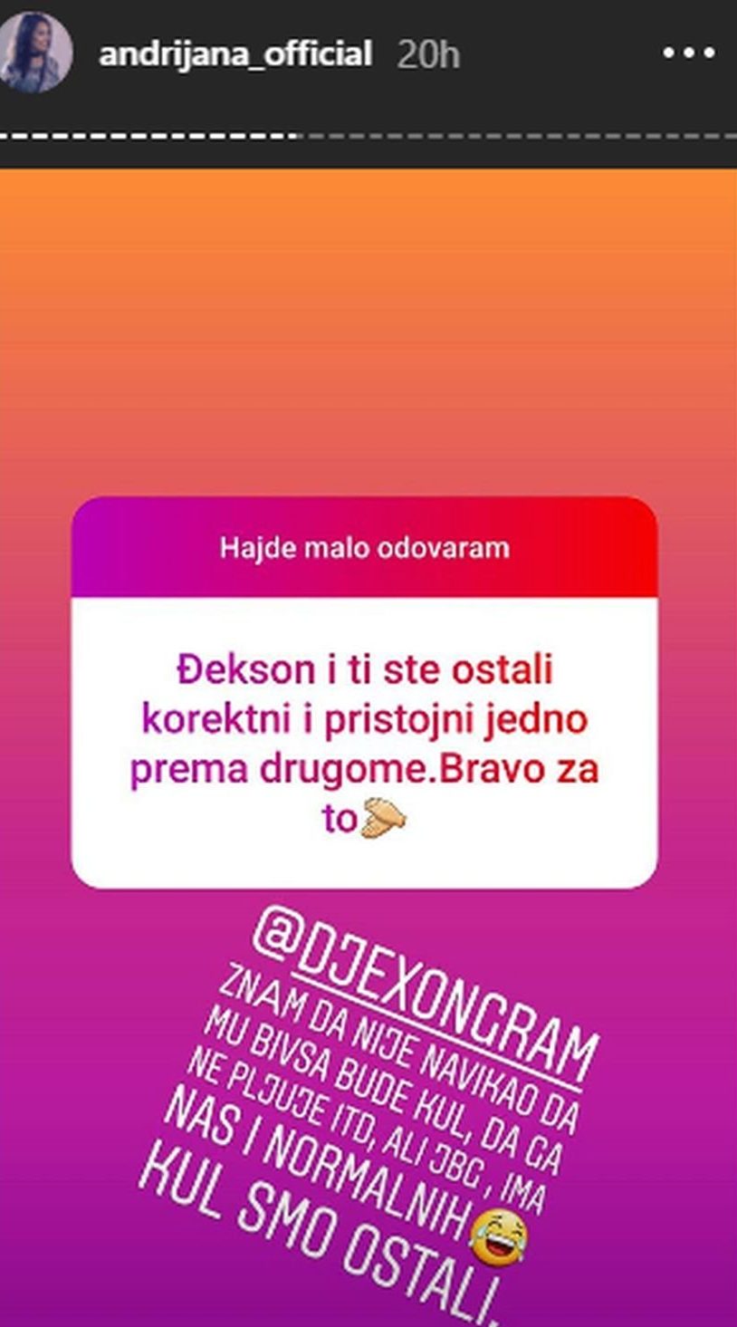 IMA NAS NORMALNIH: Andrijana žestoko isprozivala Đeksonove bivše devojke! 1 andrijana radonjic e1533749725340