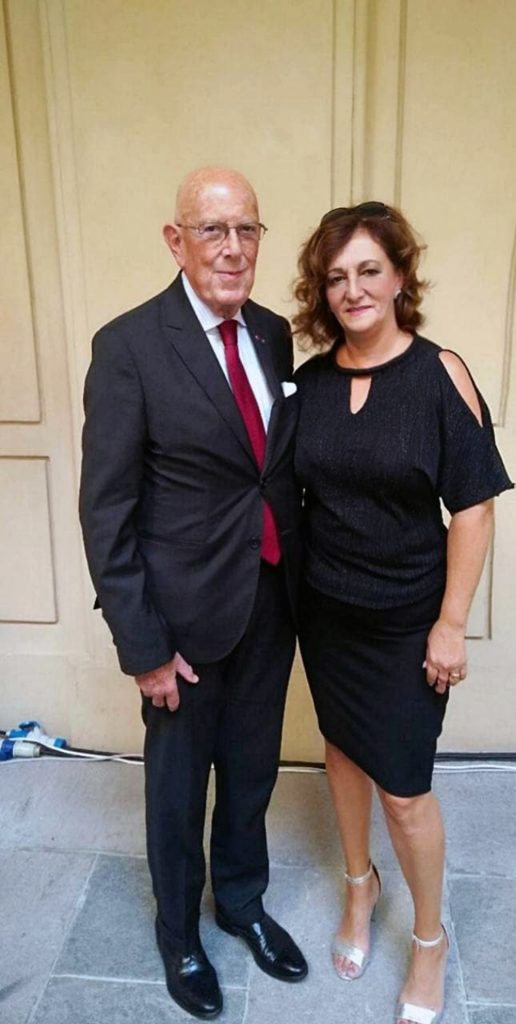 Ovacije za srpsku tradiciju na Milano Fashion Weeku 2 Svetlana Horvat i Mario Boseli pocasni predsednik Camera Nazionale della Moda Italiana