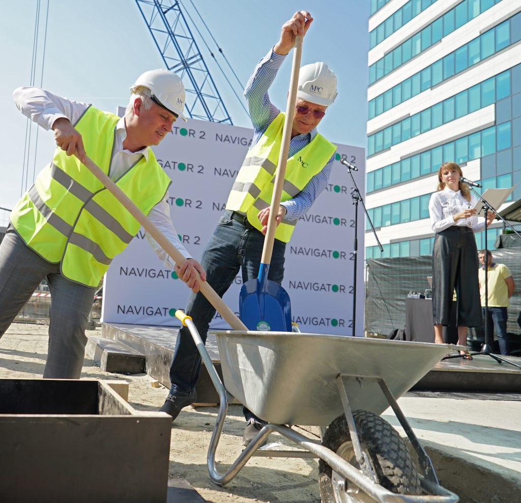 POČELA GRADNJA NAVIGATOR BUSINESS CENTRA 2: MPC Properties investira 45 miliona evra u novi poslovni objekat 2 navigator 1