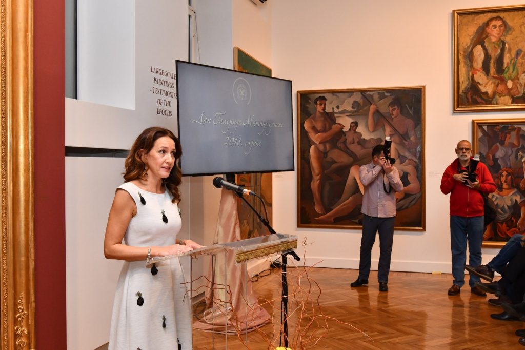 Pozdravni govor dr Tijane Palkovljevic Bugarski upravnice Galerije Matice srpske