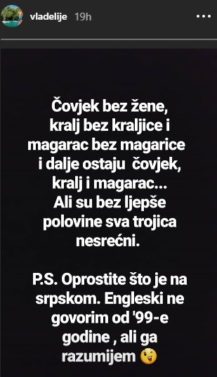 KRAJ LJUBAVI SA STANIJOM? Vladimir Tomović zbunio pratioce novom objavom 1 vladimir zadruga