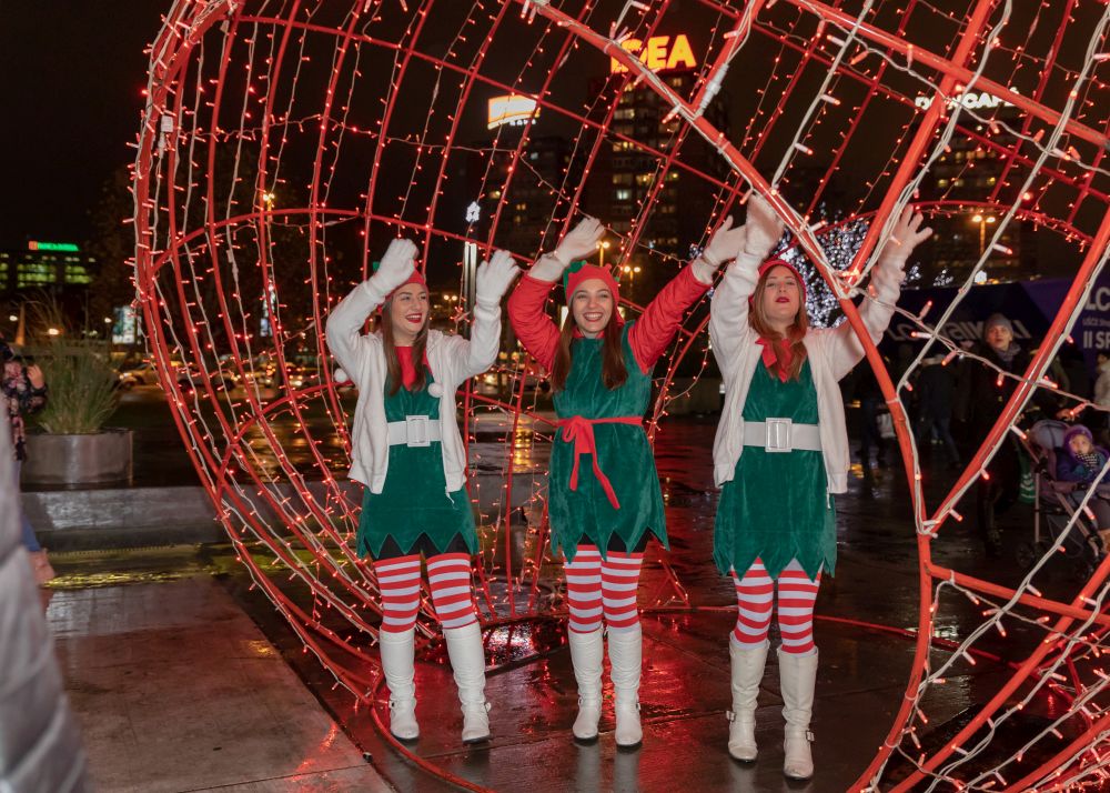 Održana žurka Deda Mrazova na platou UŠĆE Shopping Centra 3 DAK 4679