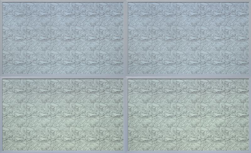 Otvaranje decembarskih izložbi u Kulturnom centru Beograda 7 Ivan Šuletić Horizont tus na papiru 200 x 120 cm