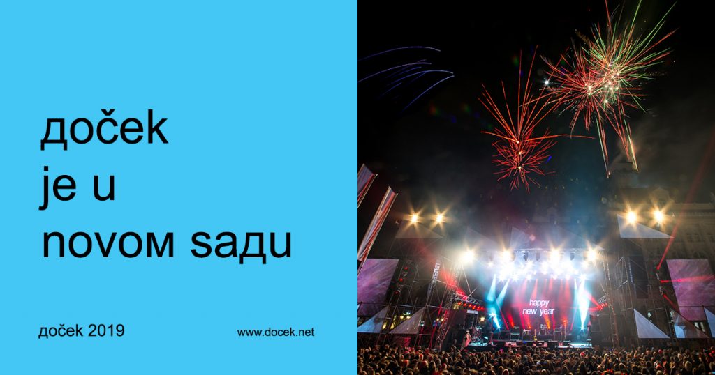 ДOČEK 2019. na pet lokacija u gradu 1 NS docek vizual 1