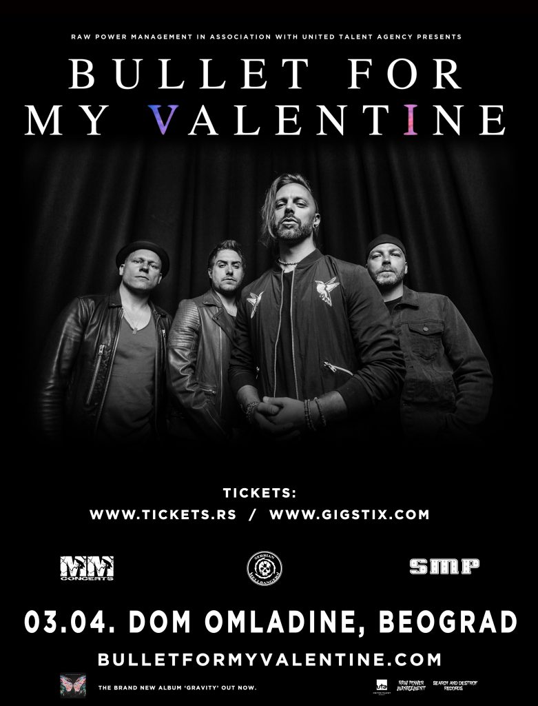 Bullet For My Valentine 3. aprila u Beogradu! 1 BULLET FOR MY VALENTINE u Beogradu