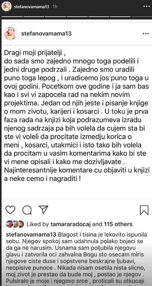 OTVARA DUŠU DO KRAJA: Milica Dabovič piše knjigu 1 milica