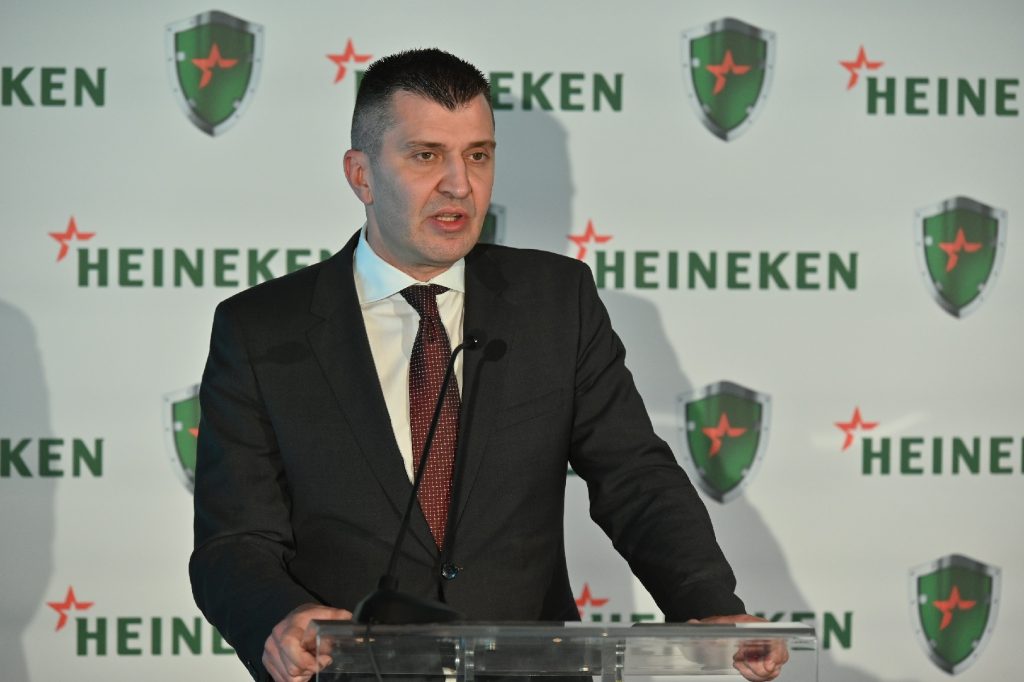 Ministar za rad Zoran Đorđević u poseti HEINEKEN pivari u Novom Sadu