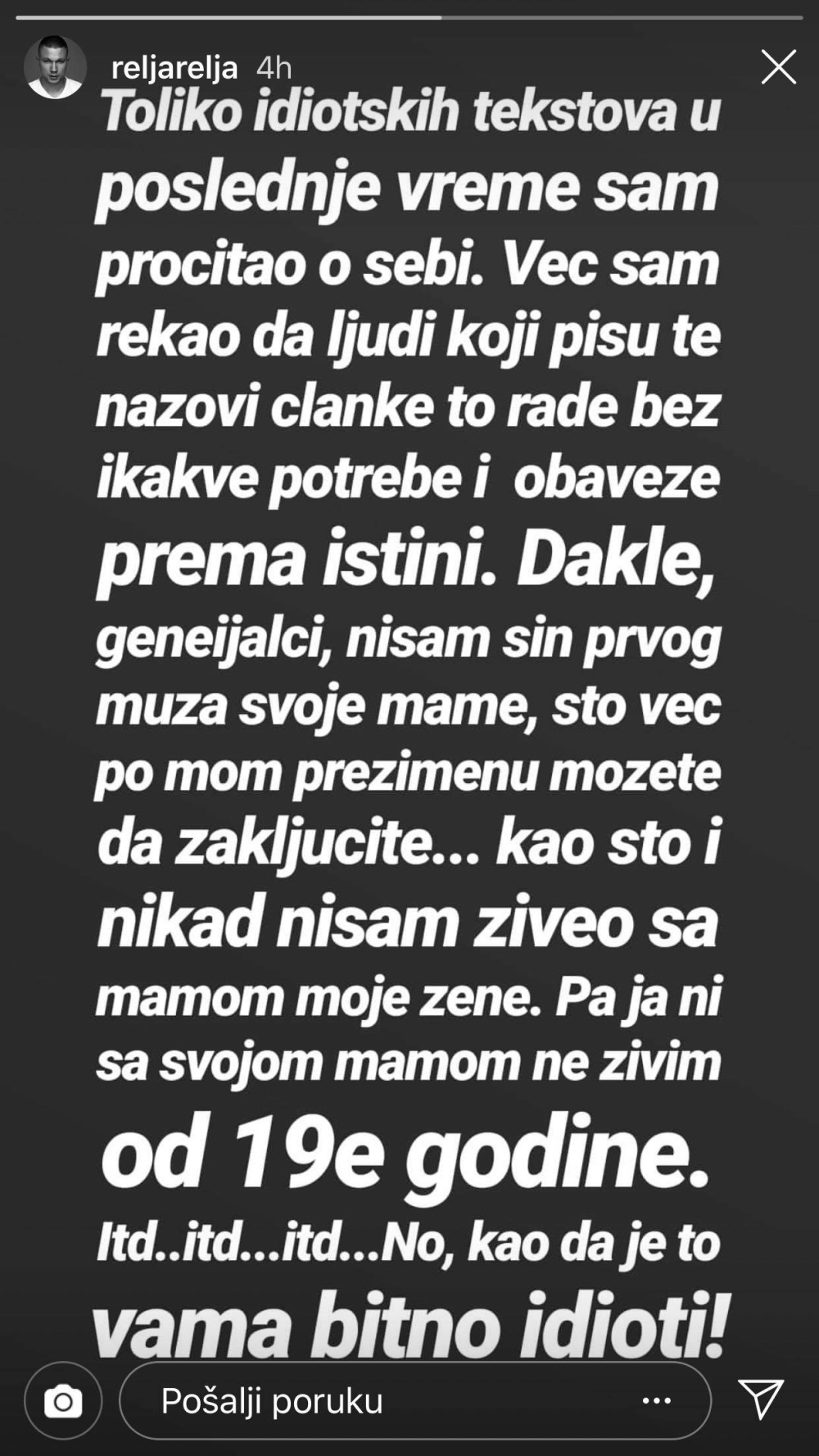 NAKON NAVODNE SVAĐE SA VESNOM ZMIJANAC: Oglasio se Relja Popović (FOTO) 1 relja