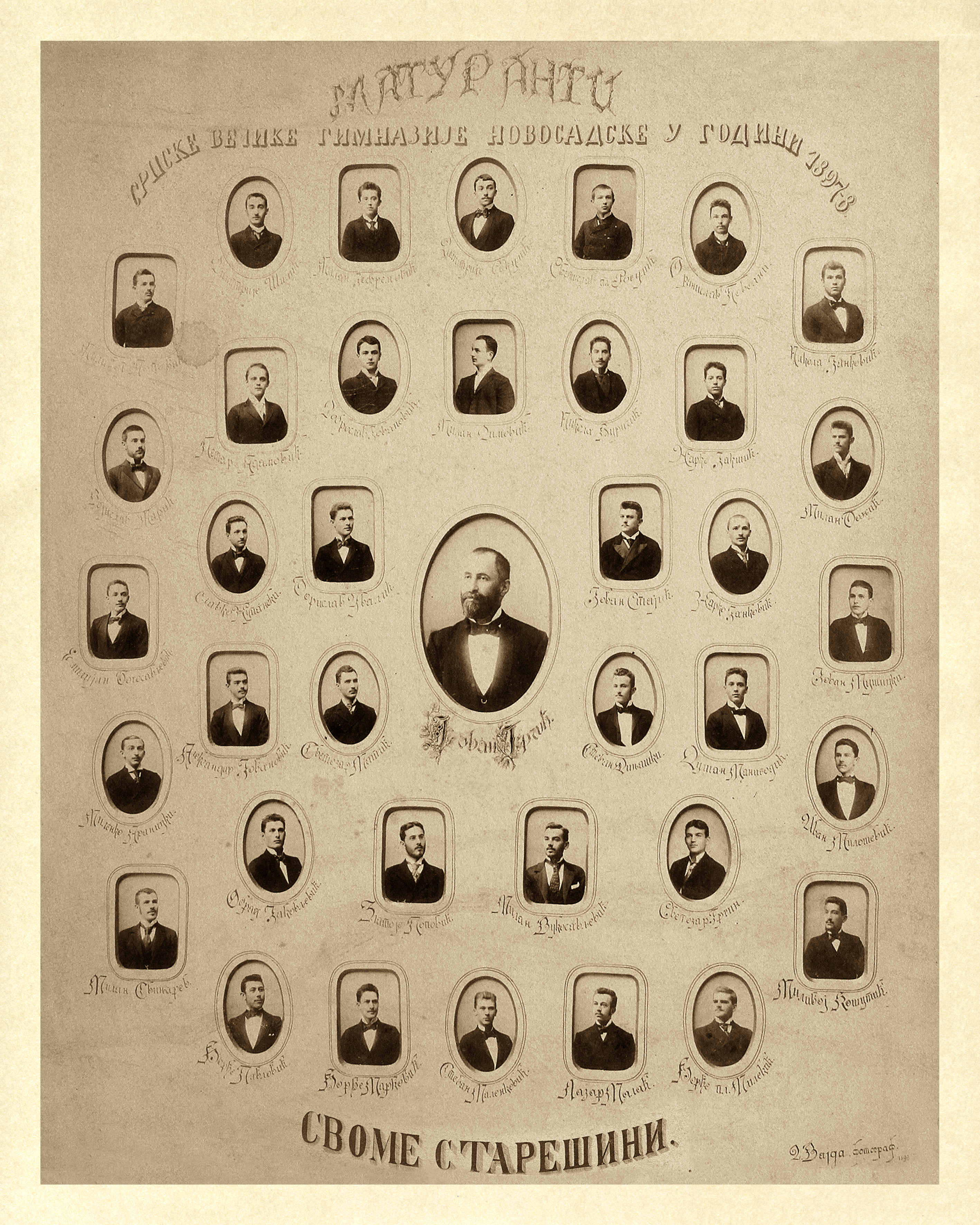 Maturanti Novi Sad 1897 98.