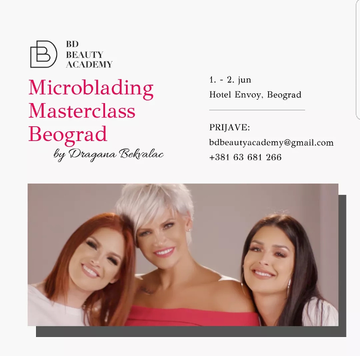 Basic Microblading Masterclass, 1. i 2. juna u hotelu "Envoy" u Beogradu 2 Screenshot 3