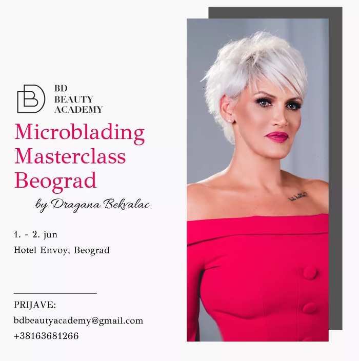 Basic Microblading Masterclass, 1. i 2. juna u hotelu "Envoy" u Beogradu 3 Screenshot 4