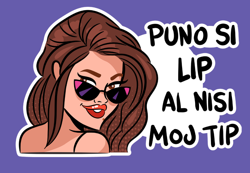 KORAK ISPRED: Severina je prva slavna osoba u Hrvatskoj koja će dobiti Viber paket nalepnica 2 Severina Sticker Pack 02