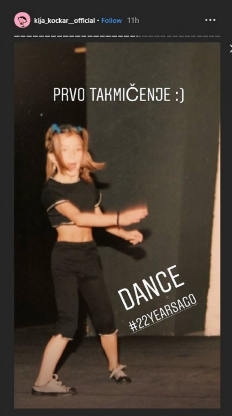 PRVO TAKMIČENJE SA SEDAM GODINA: Kija se prisetila detinjstva i iznenadila fanove (FOTO) 1 kija