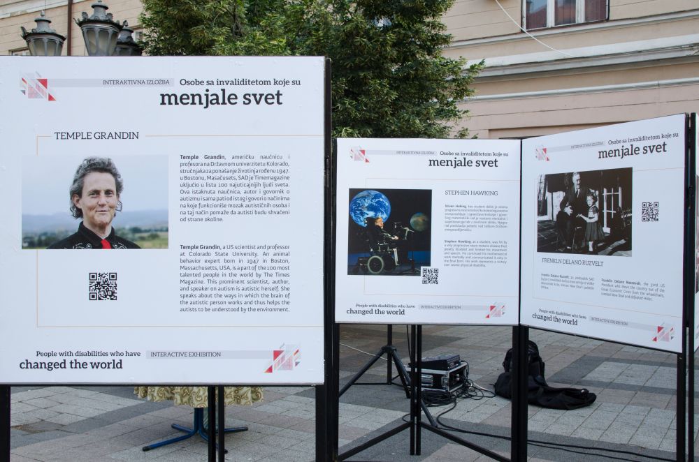 Otvorena izložba "Osobe sa invaliditetom koje su menjale svet" 26 DSC 5303