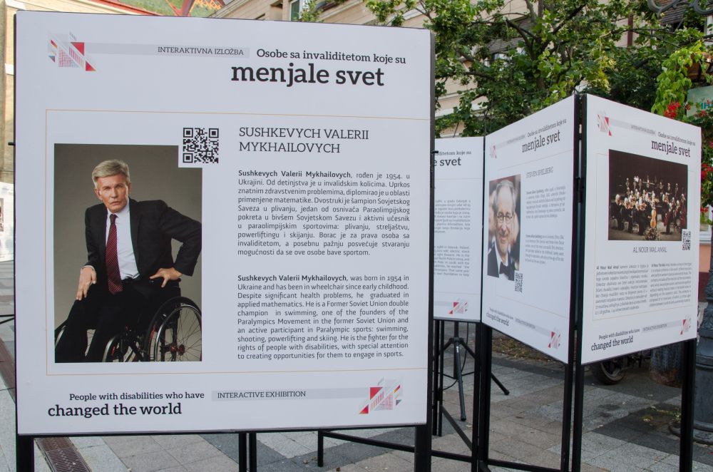 Otvorena izložba "Osobe sa invaliditetom koje su menjale svet" 28 DSC 5306