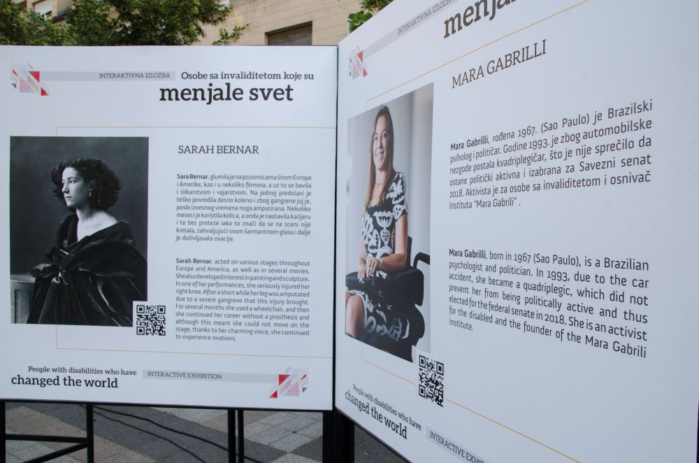 Otvorena izložba "Osobe sa invaliditetom koje su menjale svet" 30 DSC 5309