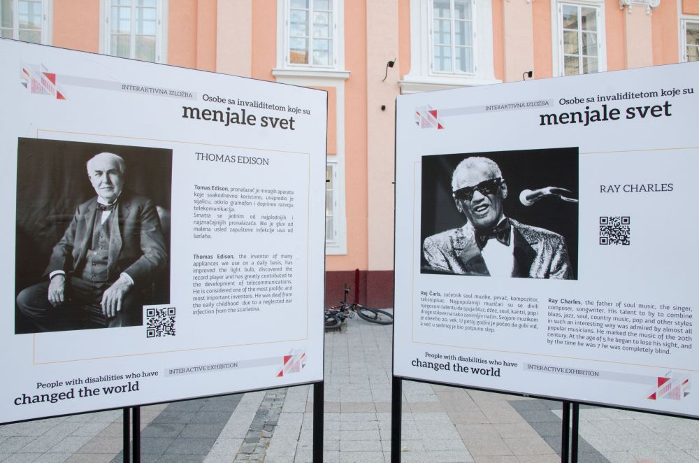 Otvorena izložba "Osobe sa invaliditetom koje su menjale svet" 32 DSC 5311