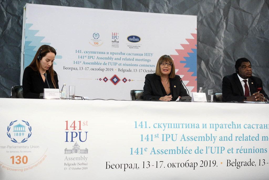 Pres konferencija IPU Beograd: Saradnja i dijalog kao vodilje predstojećeg zasedanja 1 IPU Press 13.10 39