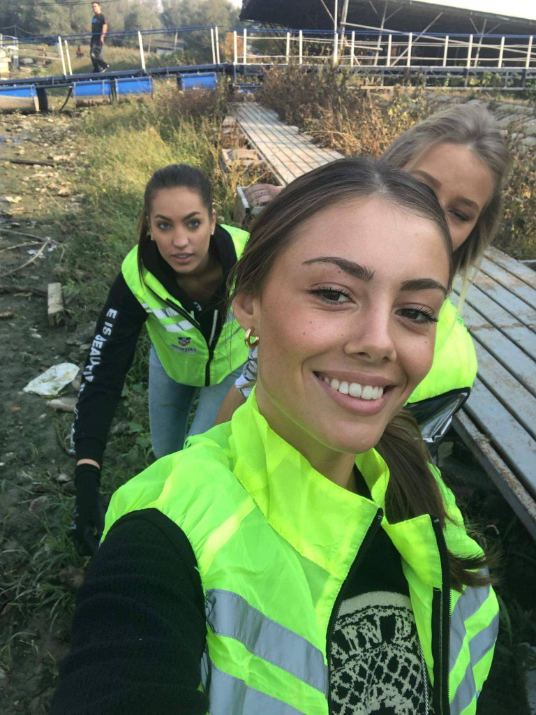 SRPSKE MISICE DALE SVOJ DOPRINOS: Sprovedena jesenja akcija čišćenja priobalja reke Save 4 Miss Srbije 2019 11