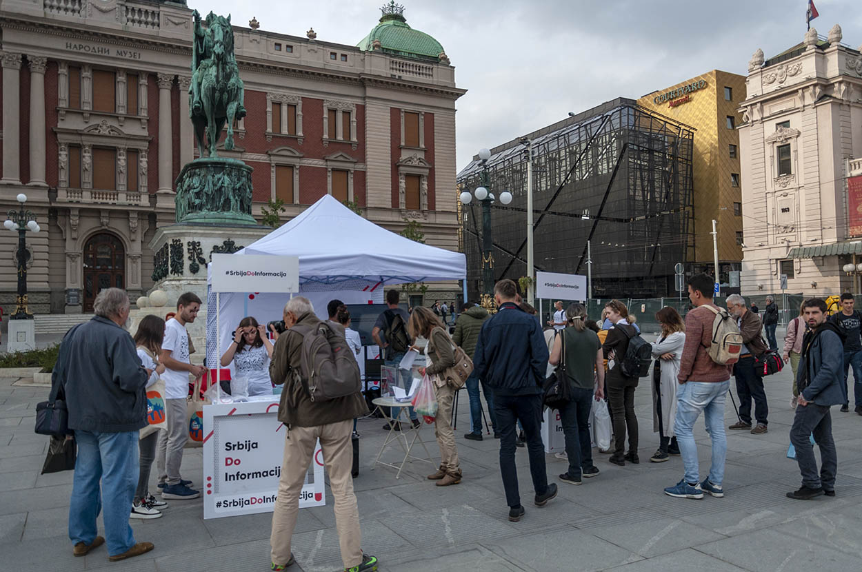 Beograđani zahtevaju od MUP-a informacije u vezi sa video nadzorom 1 ulicna akcija gde nas sve nadziru 2