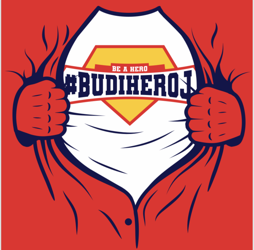 Predstavljen projekat "Budi heroj": Humanitarna akcija podele paketića u petak na Trgu slobode 3 BUDI HEROJ LOGO 1 1