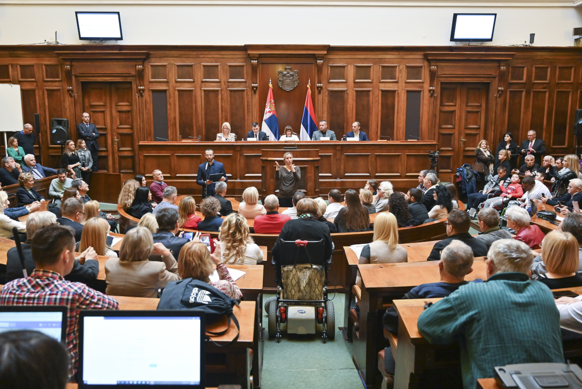 PRISTUPAČNA BUDUĆNOST: Maja Gojković - Ključni problemi osoba sa invaliditetom isključenost iz društva i nezaposlenost 1 Pristupačna budućnost 26
