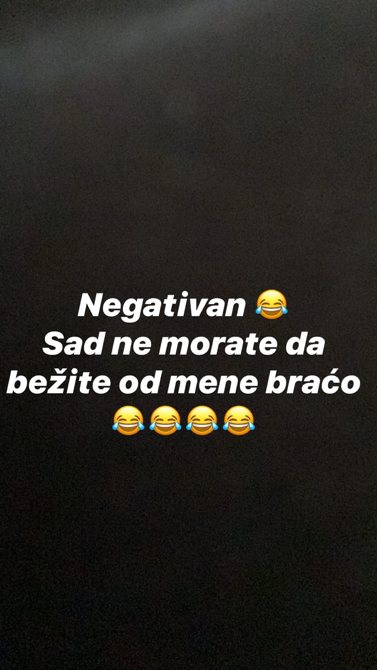 NE MORATE VIŠE DA BEŽITE OD MENE: Veljko Ražnatović oglasio se nakon negativnih testova na koronu (FOTO) 1 InstaStories