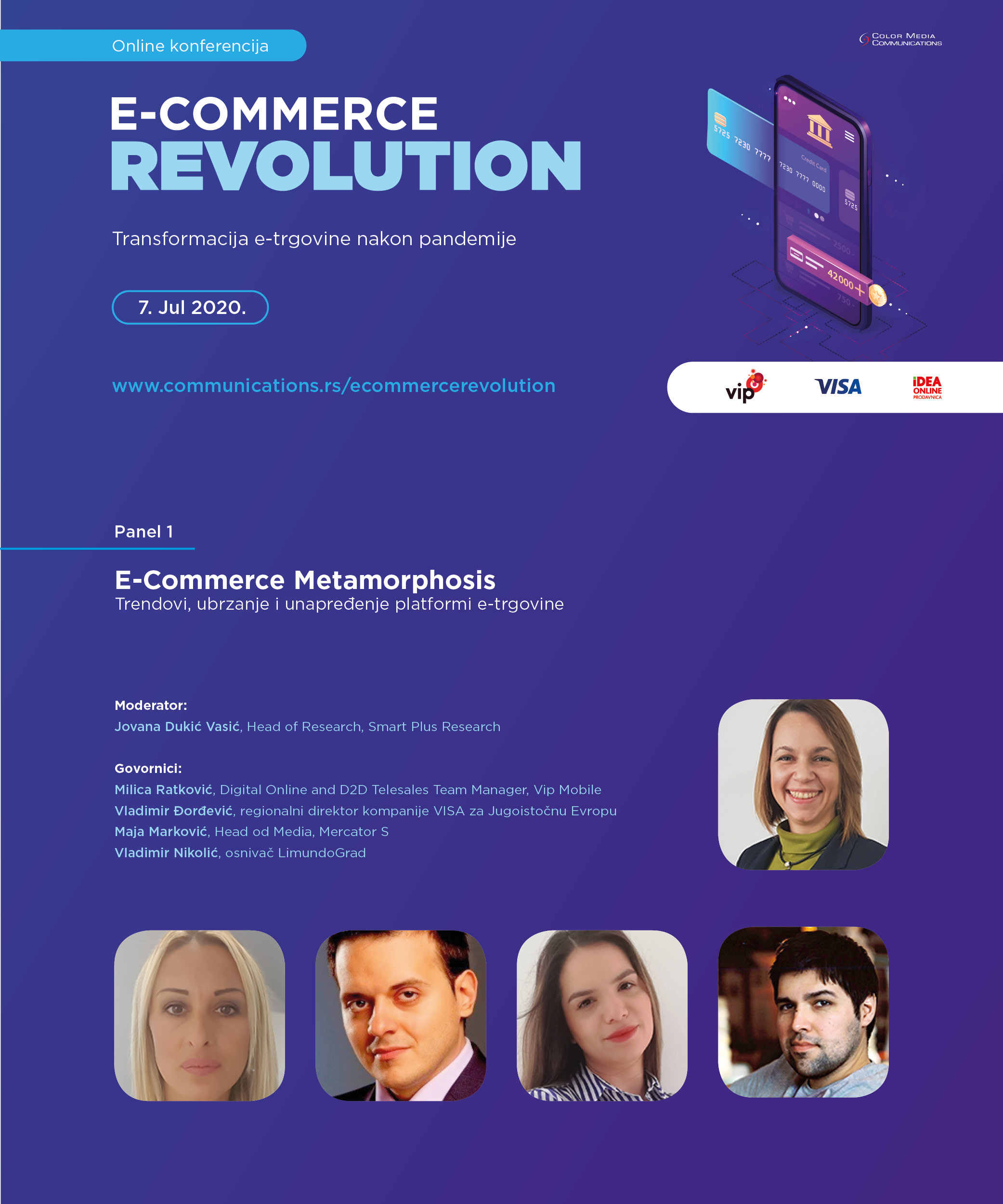 Održana online konferencija E-COMMERCE REVOLUTION - Transformacija e-trgovine nakon pandemije 4 panel 1
