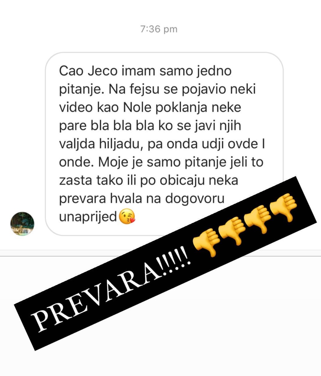 NOLE POKLANJA NOVAC, PRVIH HILJADU LJUDI KOJI SE JAVE SU DOBITNICI: Jelena Đoković upozorila fanove da ne nasedaju na prevaru (FOTO) 1 jeca