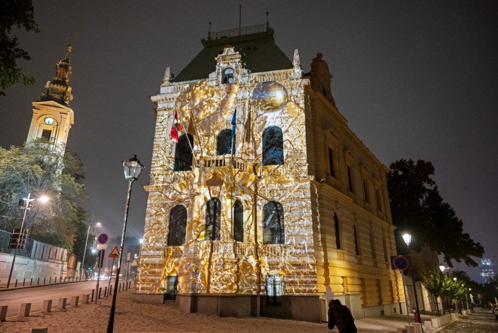 Oda Betovenu kroz svetlosne 3D instalacije na Ambasadi Austrije 2 Oda Betovenu 7