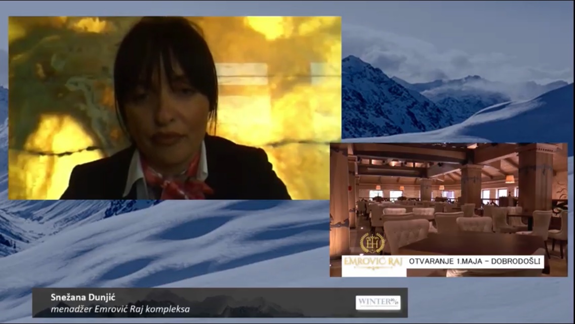 Tatjana Matić, ministarka trgovine, telekomunikacija i turizma Republike Srbije otvorila konferenciju "Zima2020/2021: Kako se destinacije u regionu spremaju za sezonu" 11 IMG 89f75bf93e81aa7a1611d184926b7263 V