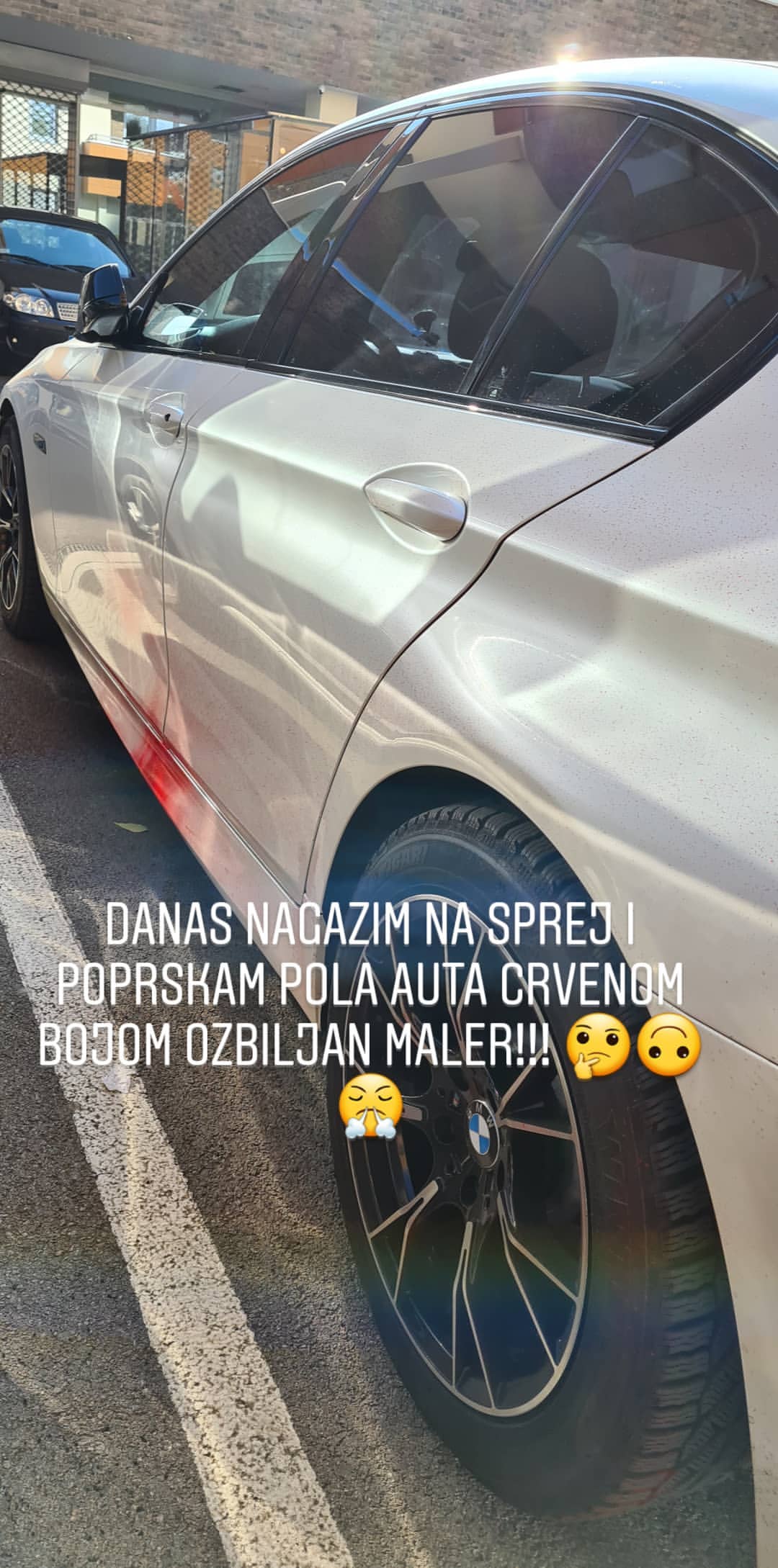 Marko Miljković unisten automobil