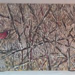 H.E.Hidajet Biščević Winter Trap Acrylic Oil on wood