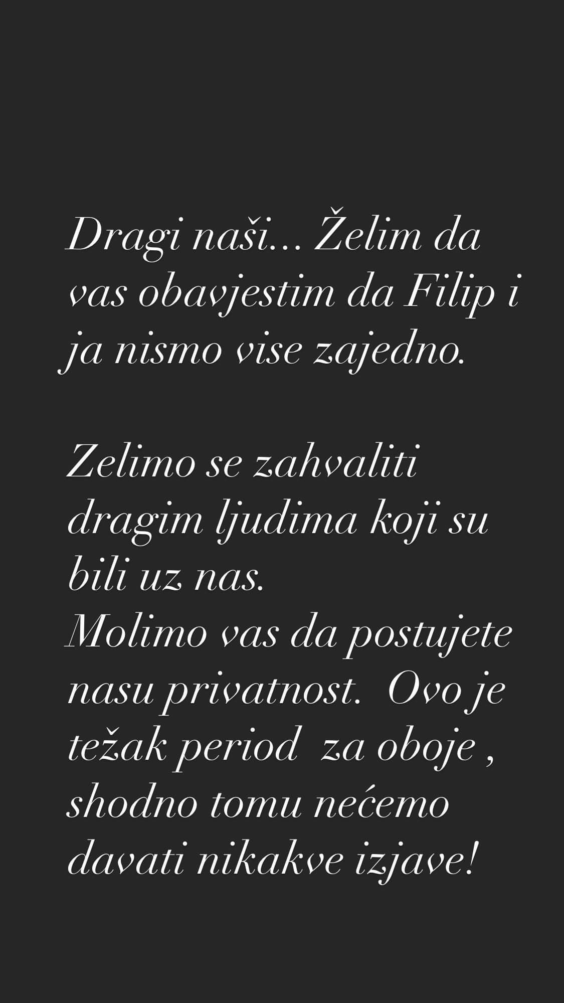 iva i filip raskid
