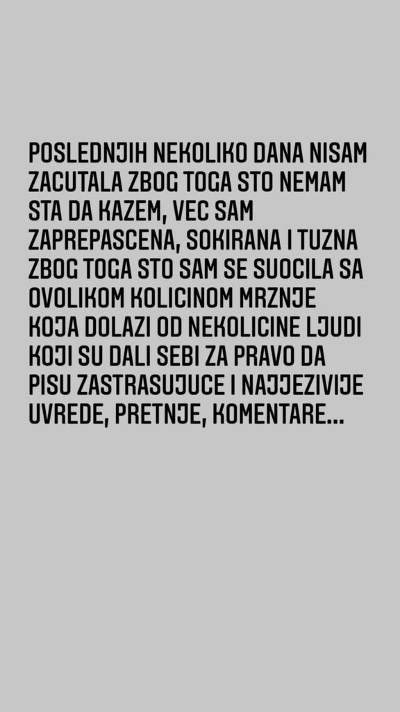 OVO ŠTO TRPIM JE NASILJE: Milica Pavlović na udaru negativnih komentara zbog spota u kojem se predstavila kao moderna Kosovka devojka! (FOTO) 1 InstaStories CLHWG54LGU2