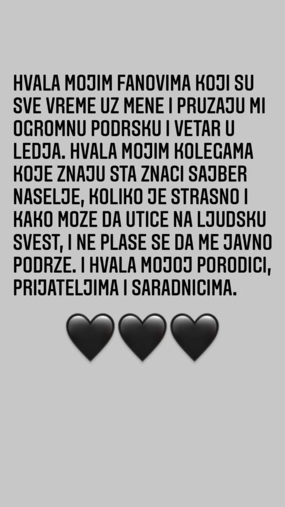 OVO ŠTO TRPIM JE NASILJE: Milica Pavlović na udaru negativnih komentara zbog spota u kojem se predstavila kao moderna Kosovka devojka! (FOTO) 4 InstaStories CLHWJeXrepT