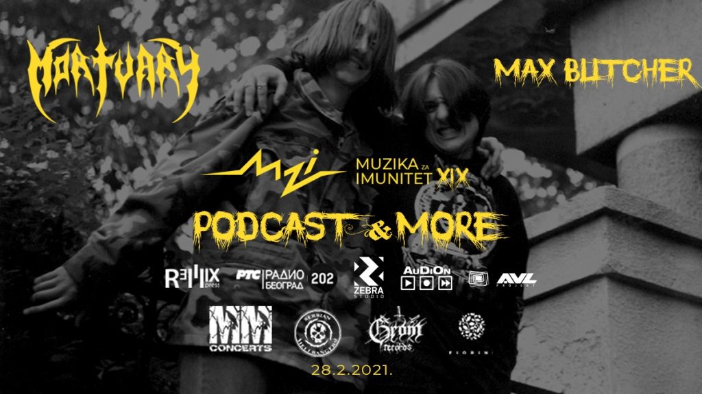 Podkast o bendu Mortuary u okviru serijala Muzika za imunitet 1 Muzika za imunitet Mortuary