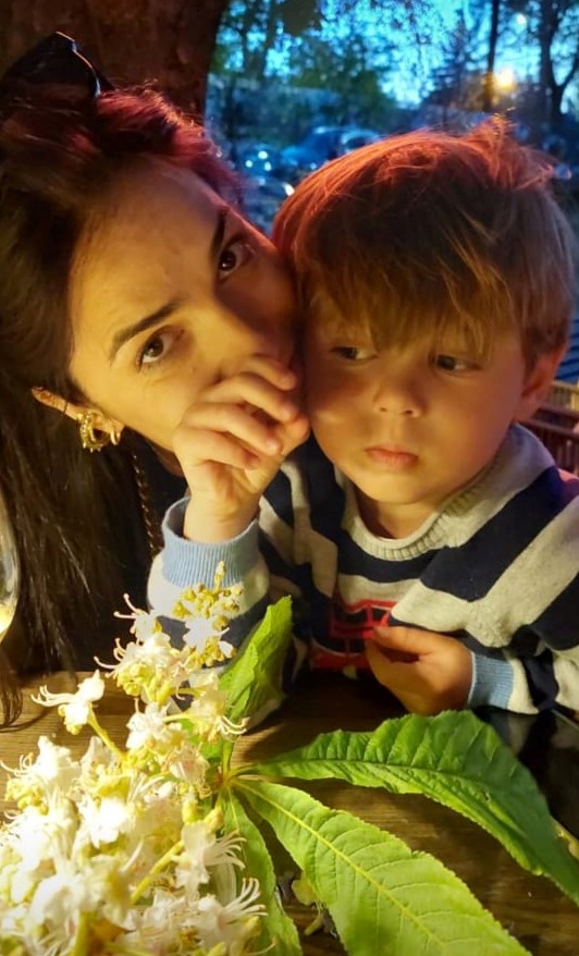 marija karan sa sinom markom leom