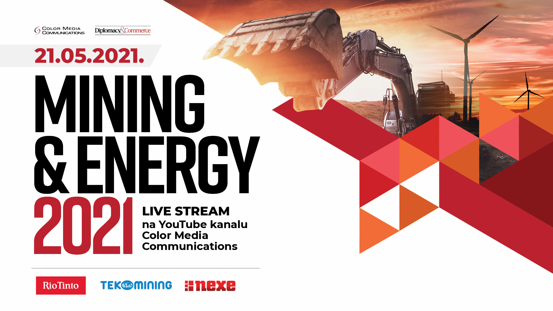 MINING & ENERGY 2021: Mihajlović – rudarstvo i energetika za 10 godina imaće 10% učešća u BDP-u Srbije 1 Mining Energy 2021 web