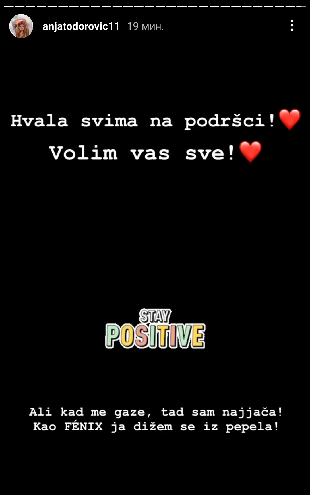 PUKLA TIKVA: Raskinuli Anja Todorović i Jovan Cvijetić Cvele (FOTO) 5 Anja Todorovic objava 1