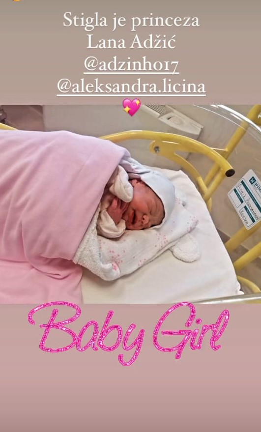 STIGLE RODE: Luka Adžić i Aleksandra Ličina dobili ćerku! (FOTO) 1 ilda šaulić postala baba tetka