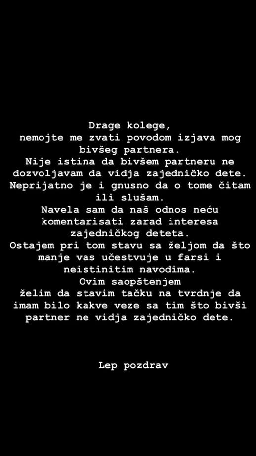 NAŠ ODNOS NEĆU KOMENTARISATI: Olivera Konatar demantovala navode da Vuku Mobu ne dozvoljava da viđa dete! (FOTO) 1 Olivera Konatar